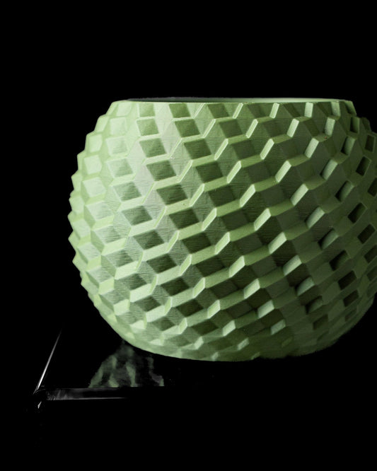 כלי לצמחים - פסיפס יהלומים - פרפקט תלת - מימד