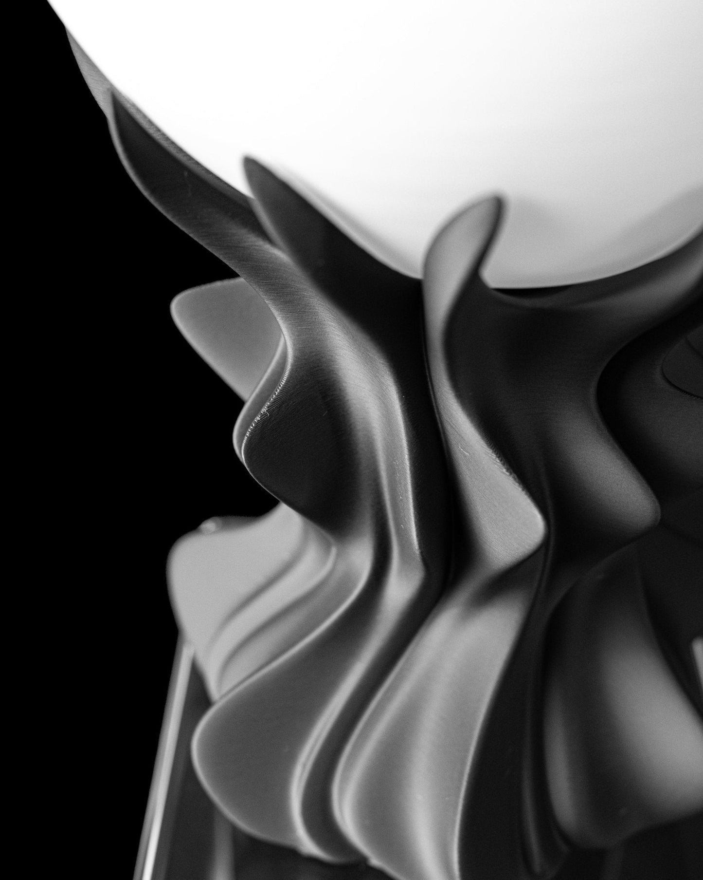 מנורת שולחן - נשימת האש - פרפקט תלת - מימד