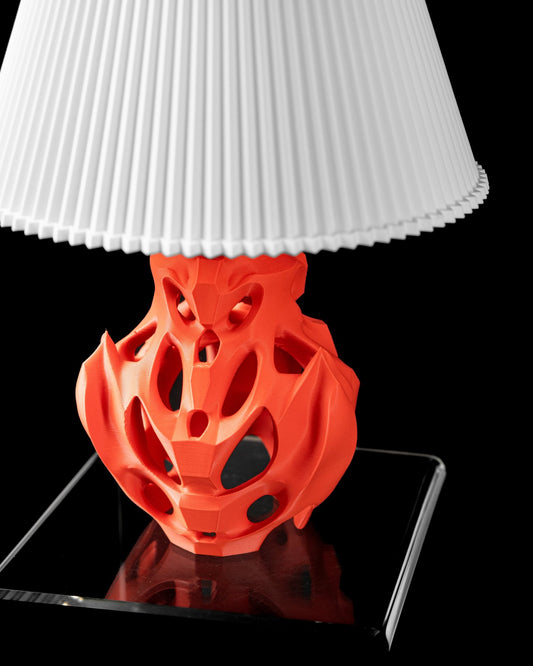 מנורת שולחן - להבת הלב - פרפקט תלת - מימד