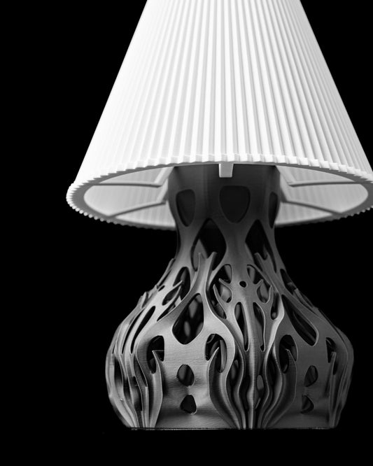 מנורת שולחן - להבות הצל - פרפקט תלת - מימד