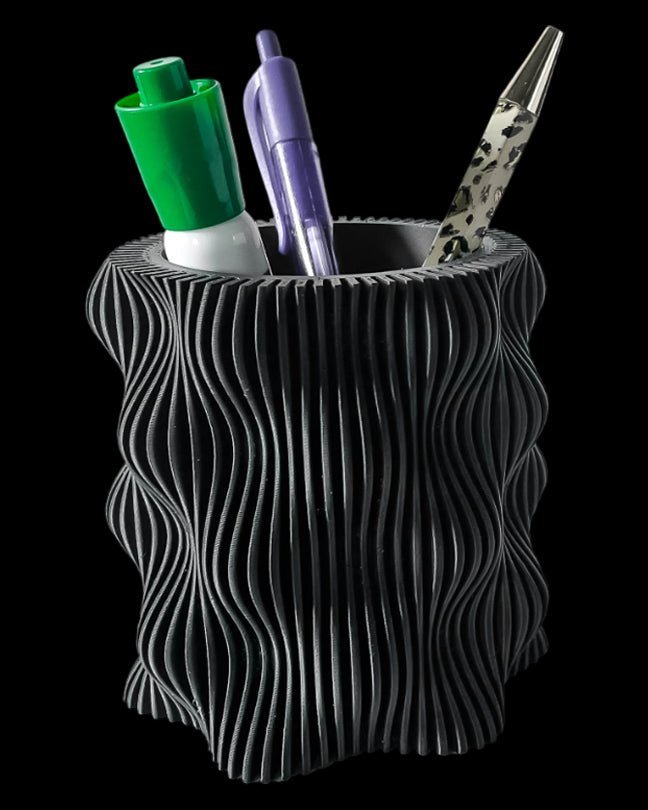 מחזיק עטים - גלים מודרניים - פרפקט תלת - מימד