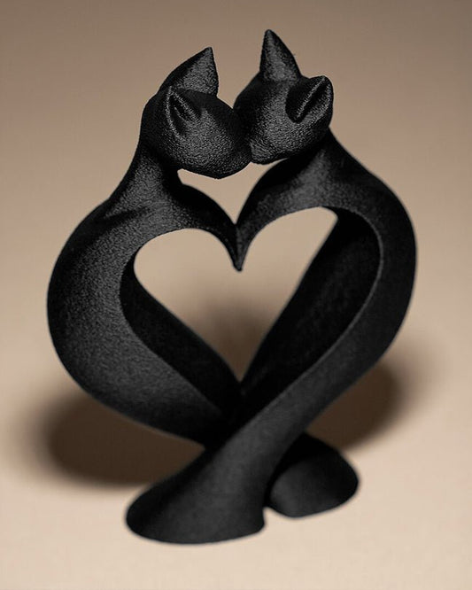 פסל - אהבת החתולים - פרפקט תלת - מימד