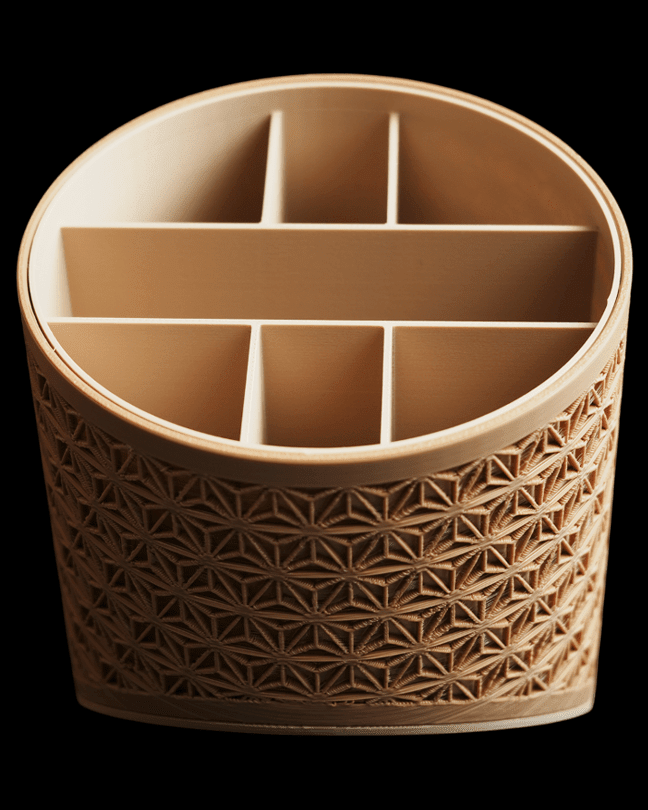 ארגונית - נגיעה יפנית (עגול) - פרפקט תלת - מימד