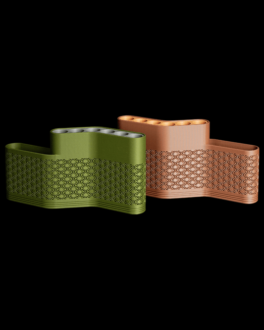 ארגונית - נגיעה יפנית (גל זורם) - פרפקט תלת - מימד