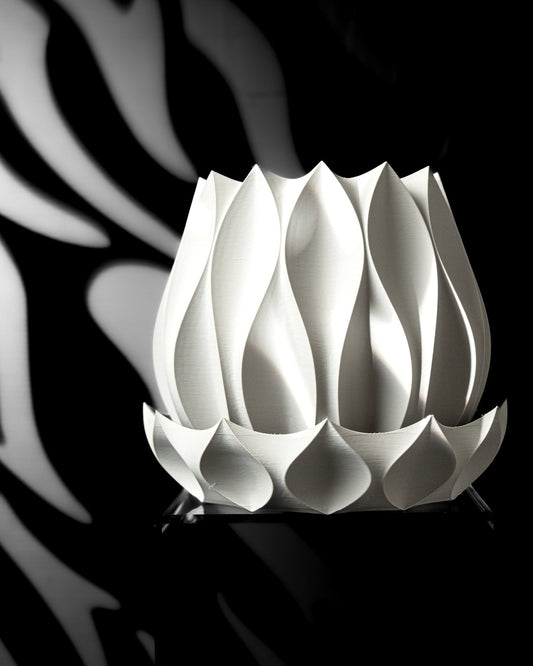 כלי לצמחים - עלי הלוטוס - פרפקט תלת - מימד