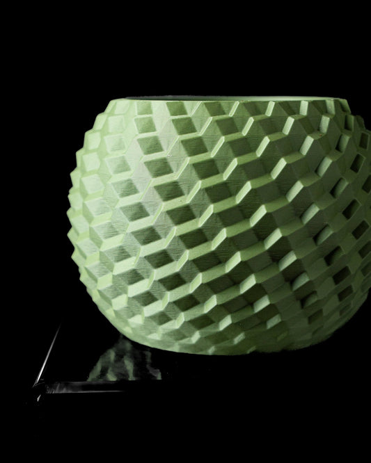 כלי לצמחים - פסיפס יהלומים - פרפקט תלת - מימד