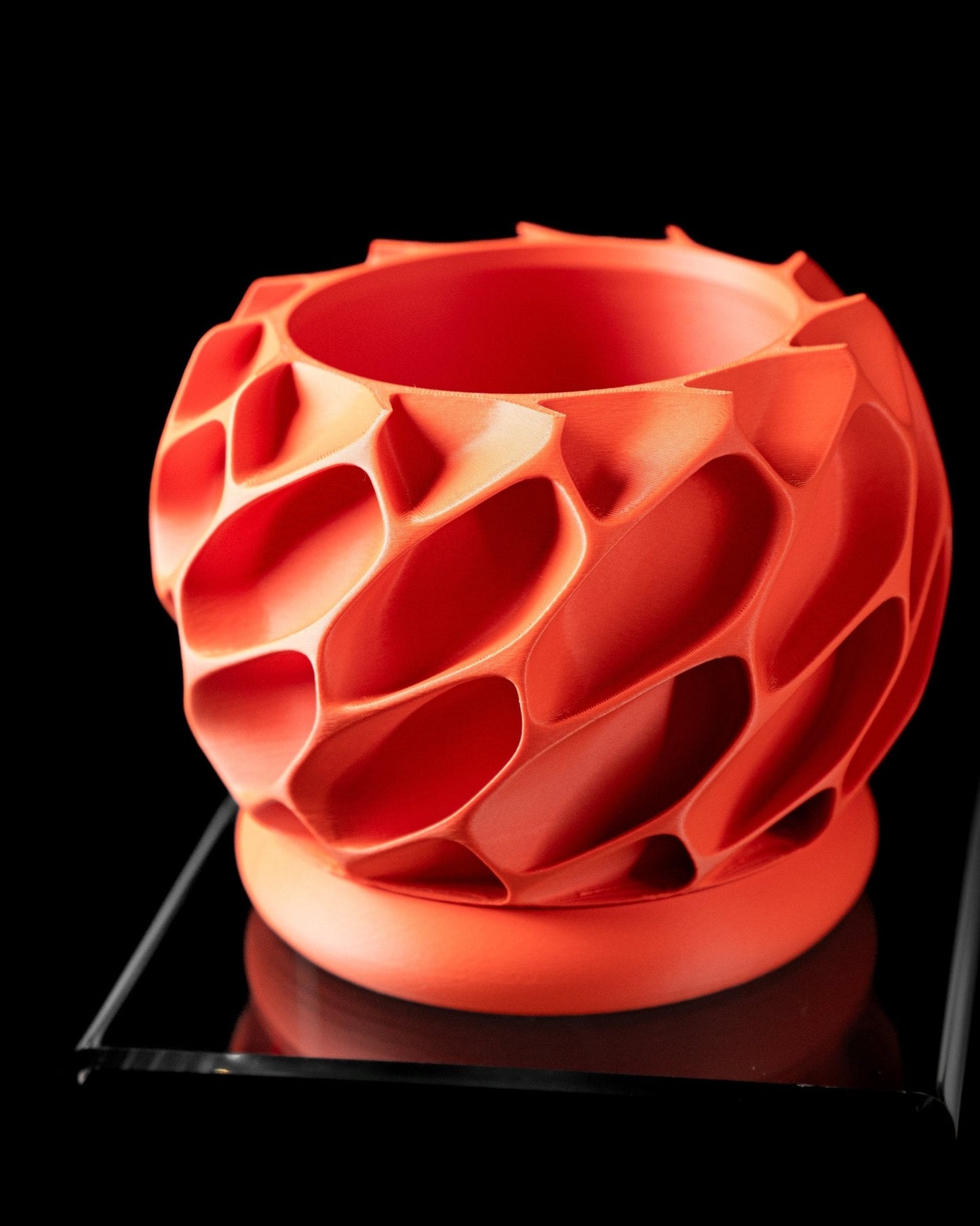 כלי לצמחים - גלי הלבה - פרפקט תלת - מימד