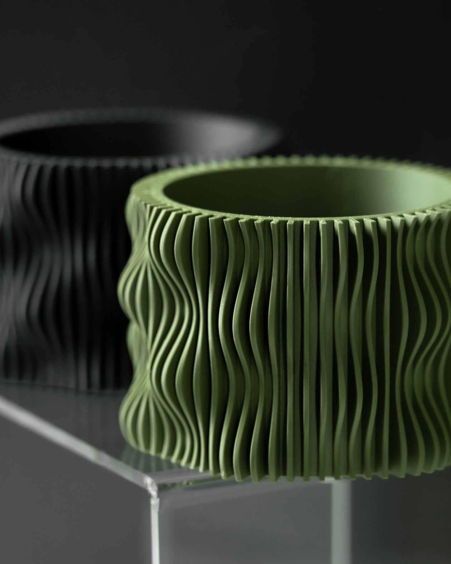 כלי לצמחים - גלי הצללים - פרפקט תלת - מימד