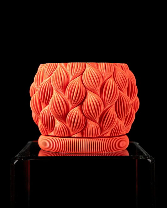 כלי לצמחים - עלי להבה - פרפקט תלת - מימד