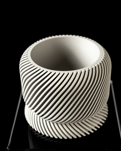 כלי לצמחים - גלי הספירלה - פרפקט תלת - מימד