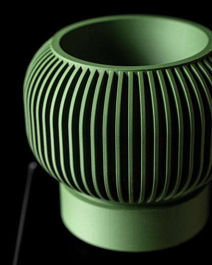 כלי לצמחים - פסים אלגנט - פרפקט תלת - מימד