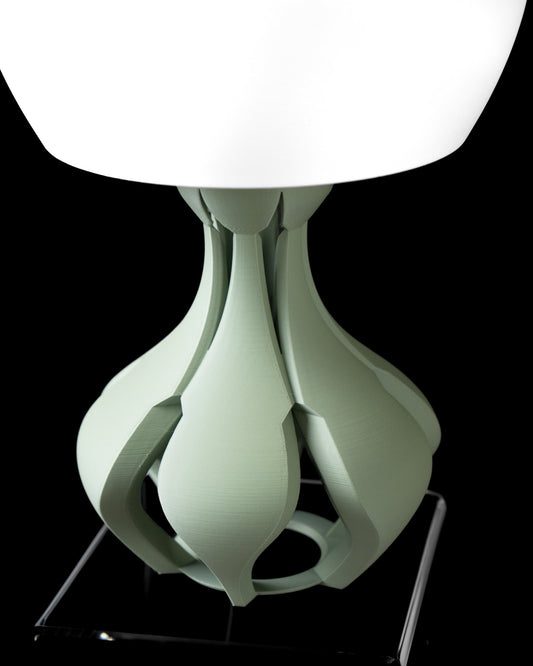 מנורת שולחן - פריחת הלוטוס - פרפקט תלת - מימד