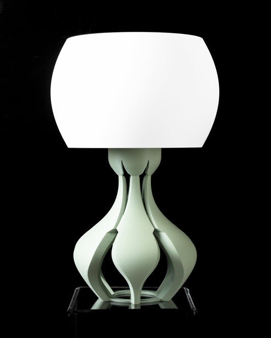 מנורת שולחן - פריחת הלוטוס - פרפקט תלת - מימד