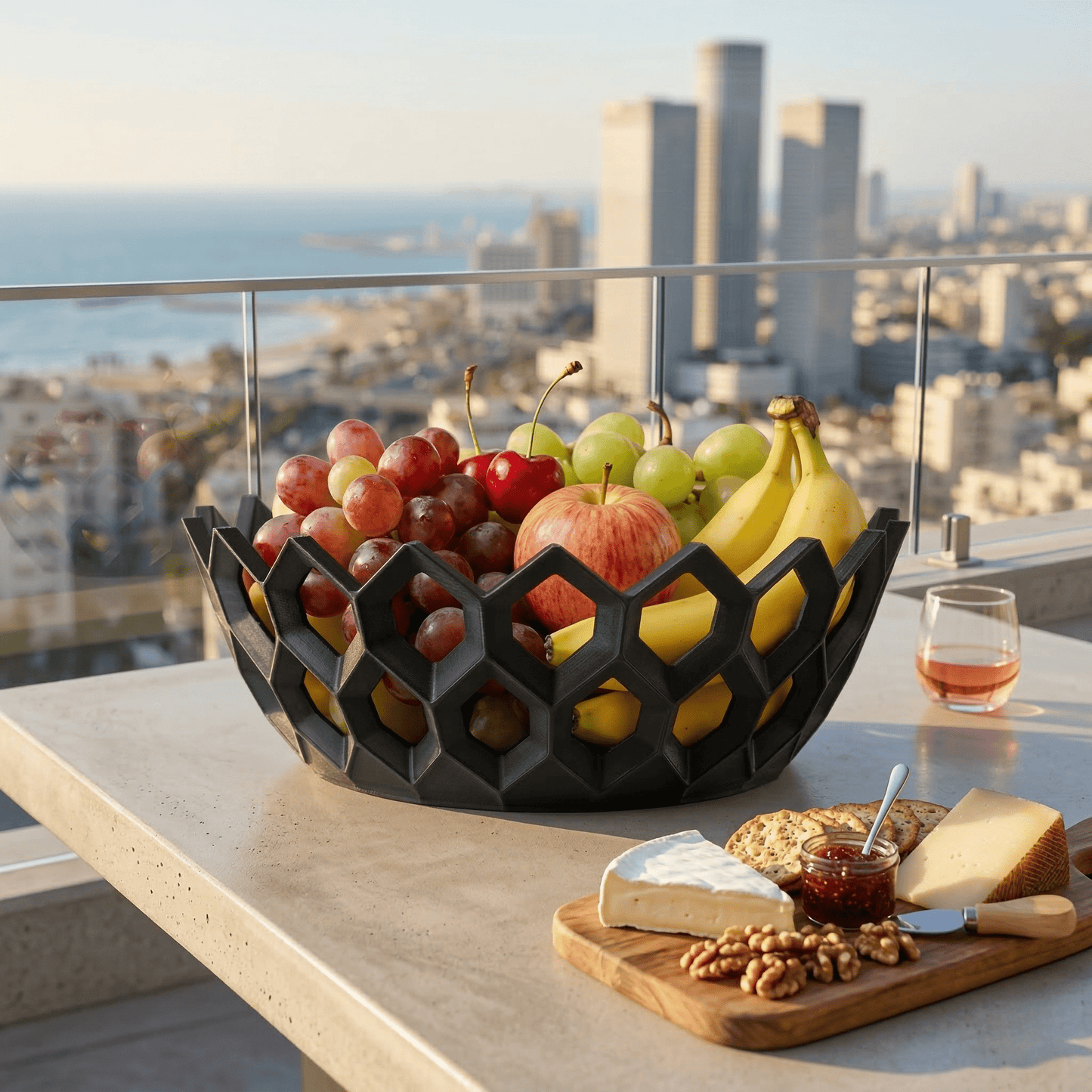 קערה מעוצבת - תאי האור - פרפקט תלת - מימד