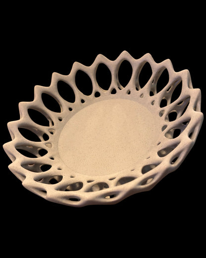 קערה מעוצבת - קוצי העלים - פרפקט תלת - מימד