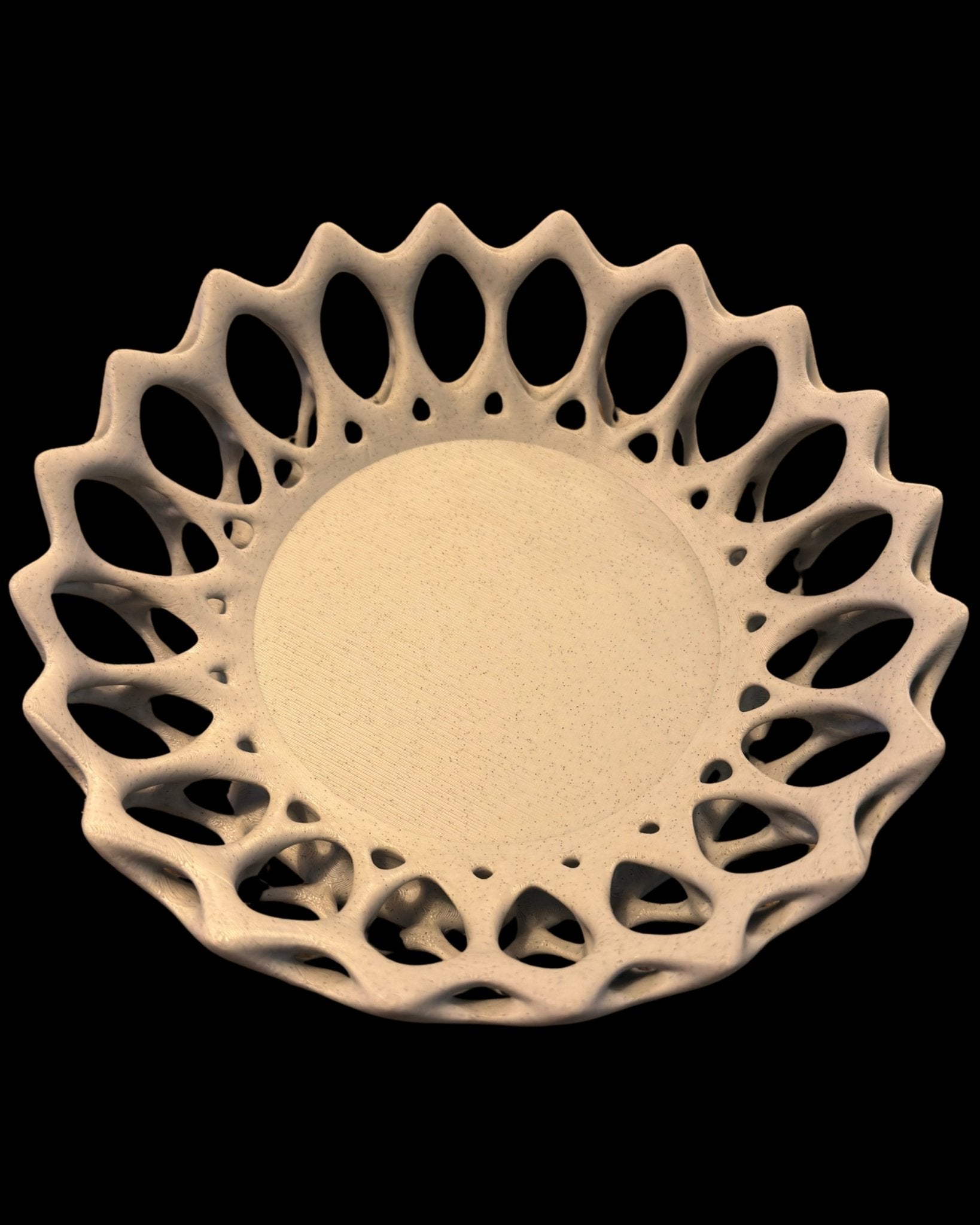 קערה מעוצבת - קוצי העלים - פרפקט תלת - מימד