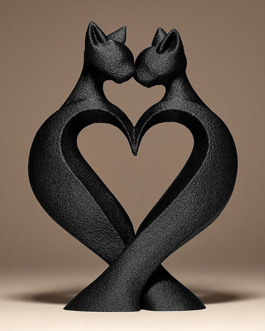 פסל - אהבת החתולים - פרפקט תלת - מימד