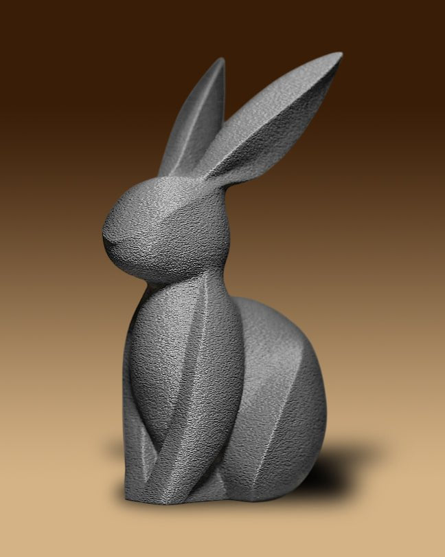 פסל - ארנבון שלו - פרפקט תלת - מימד