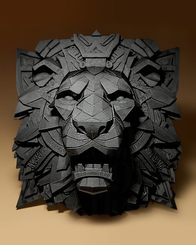 פסל - אריה העוצמה - פרפקט תלת - מימד