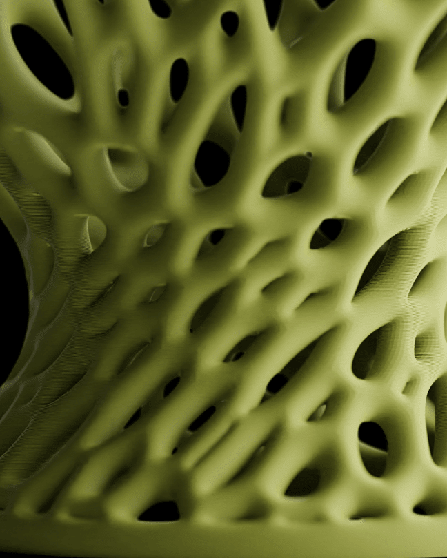 קערה מעוצבת - ריקוד הרשת - פרפקט תלת - מימד