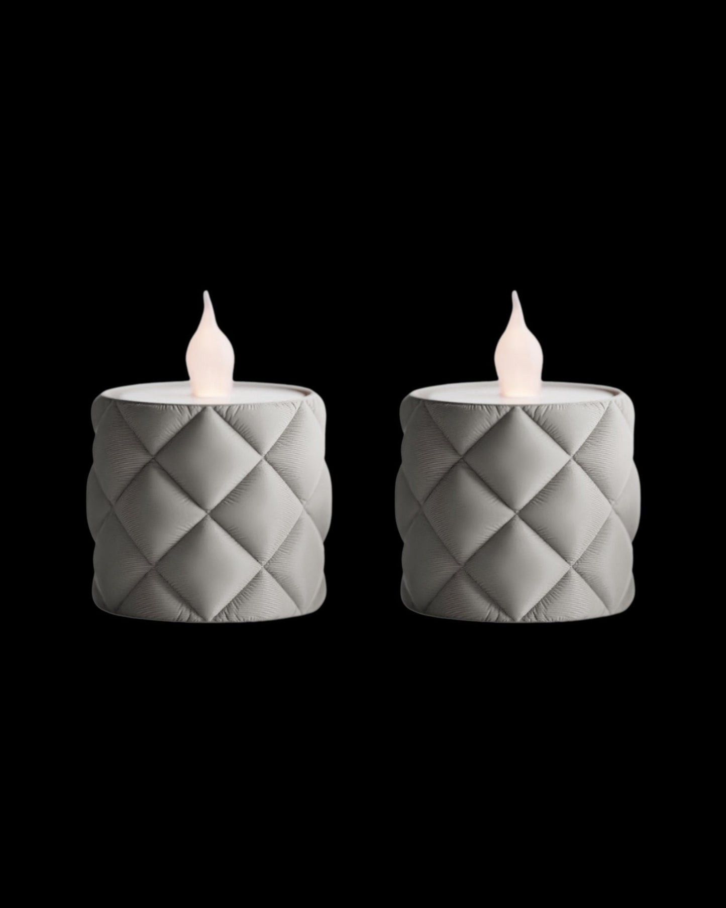 מעמד לנרות לד - ריפוד זוהר - פרפקט תלת - מימד