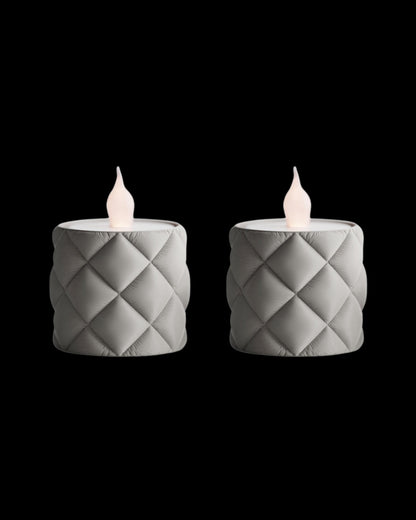 מעמד לנרות לד - ריפוד זוהר - פרפקט תלת - מימד