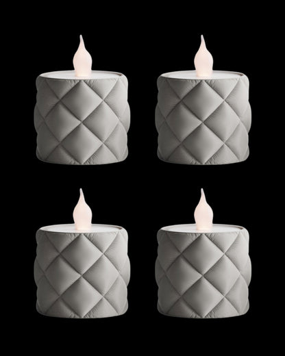 מעמד לנרות לד - ריפוד זוהר - פרפקט תלת - מימד