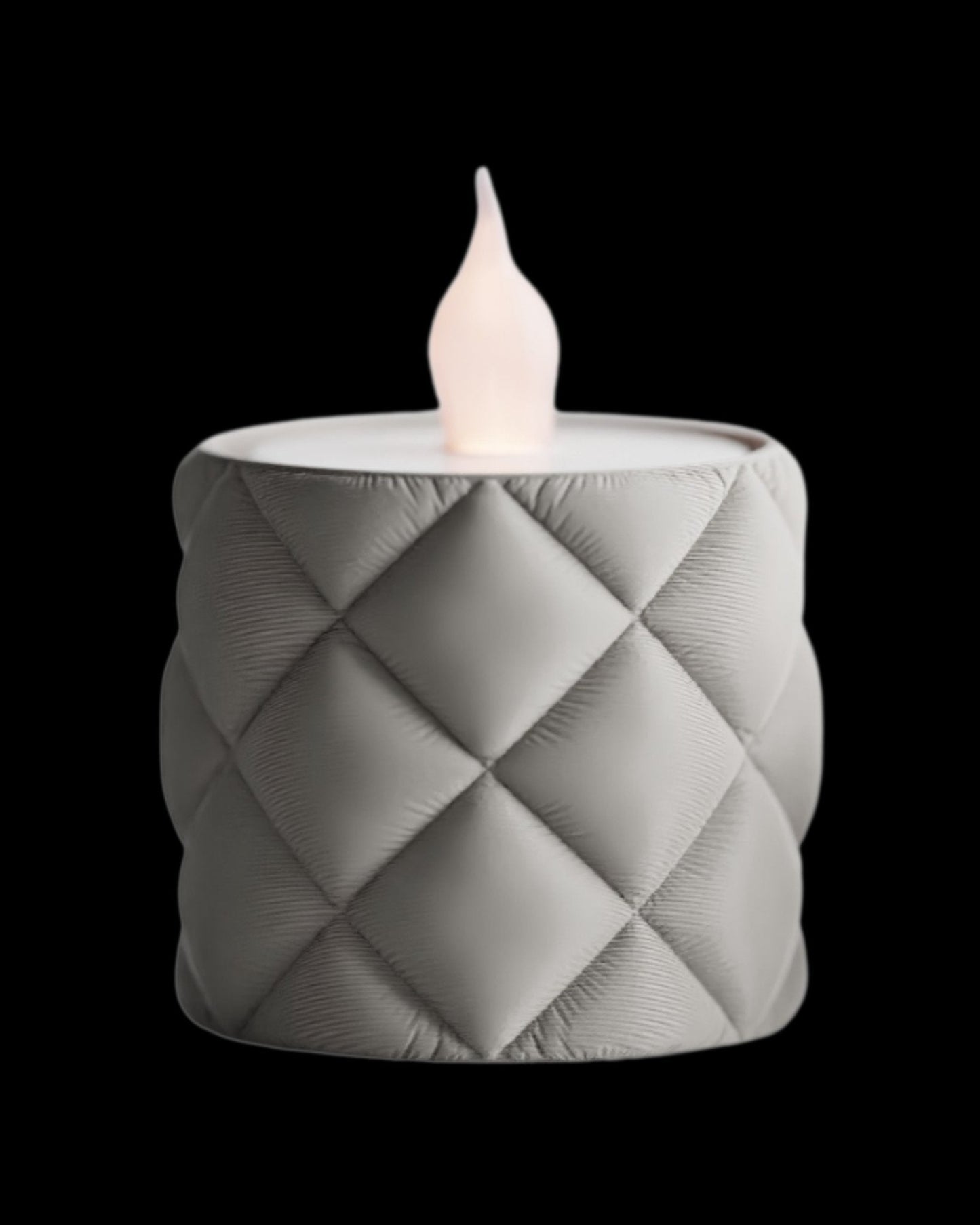 מעמד לנרות לד - ריפוד זוהר - פרפקט תלת - מימד