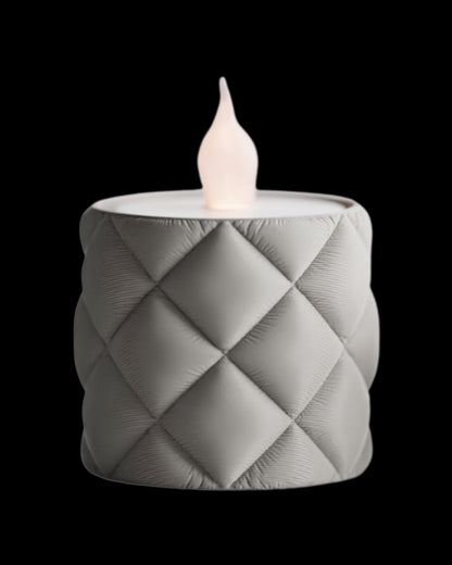 מעמד לנרות לד - ריפוד זוהר - פרפקט תלת - מימד