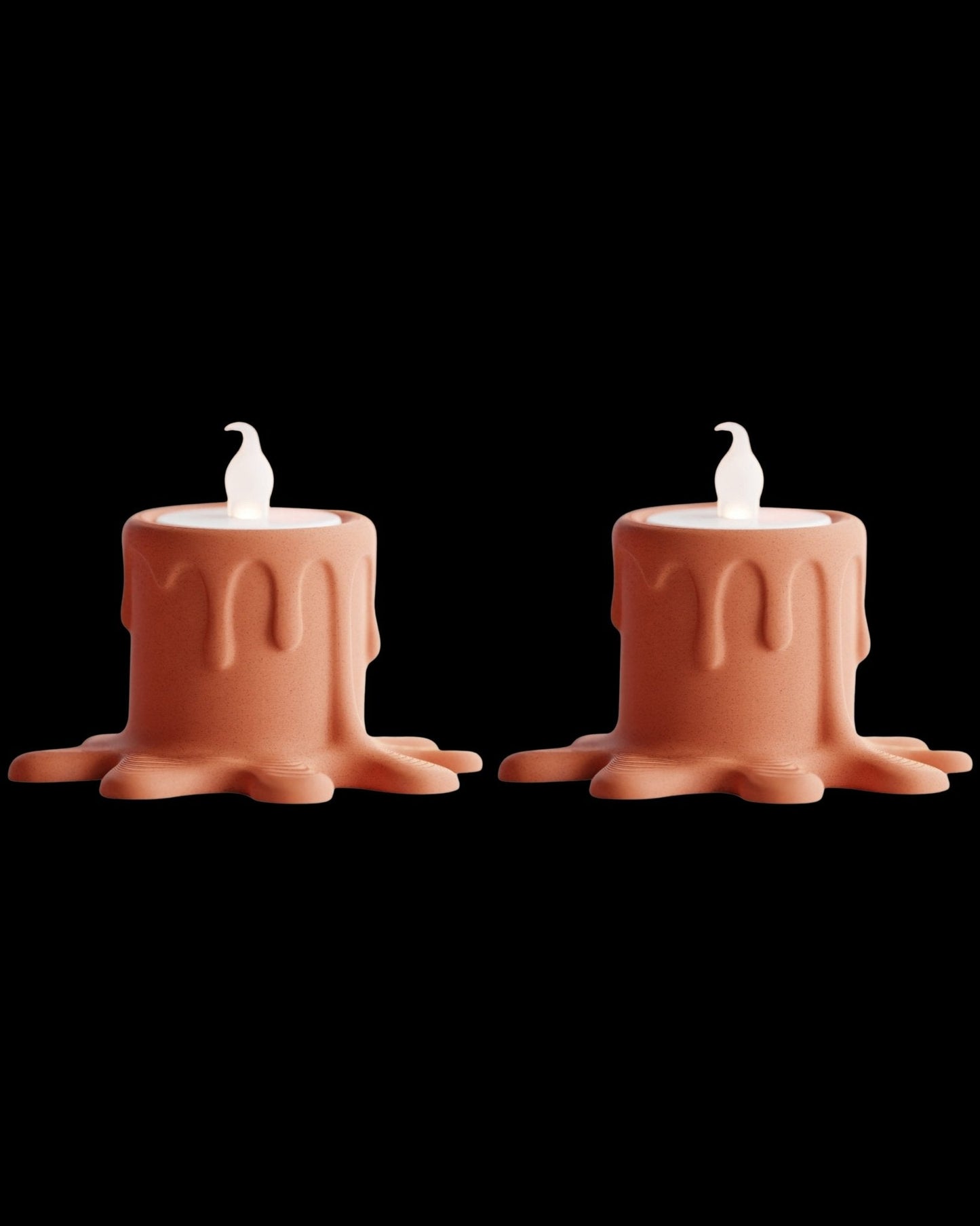 מעמד לנרות לד - נטיפי הזוהר - פרפקט תלת - מימד