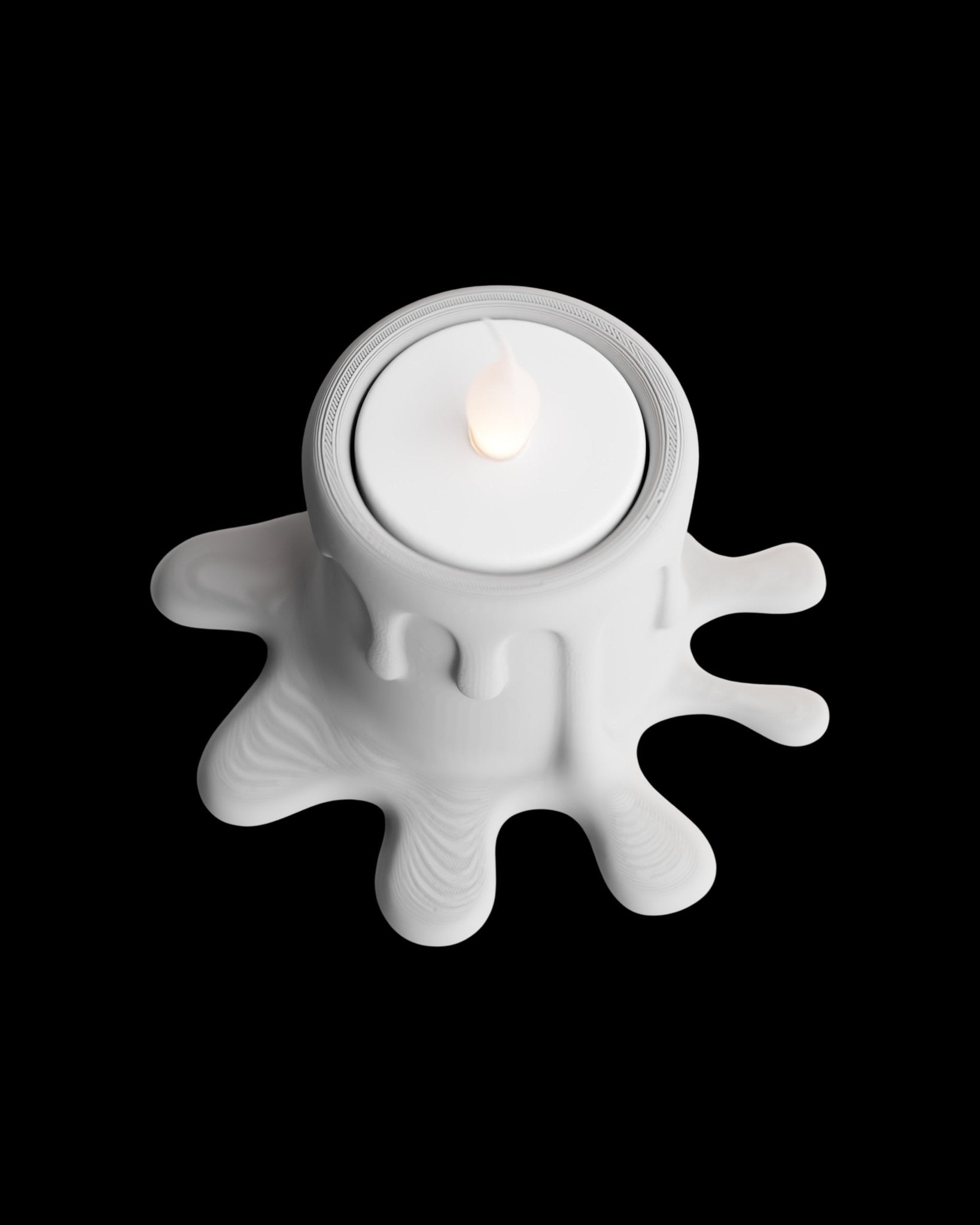 מעמד לנרות לד - נטיפי הזוהר - פרפקט תלת - מימד