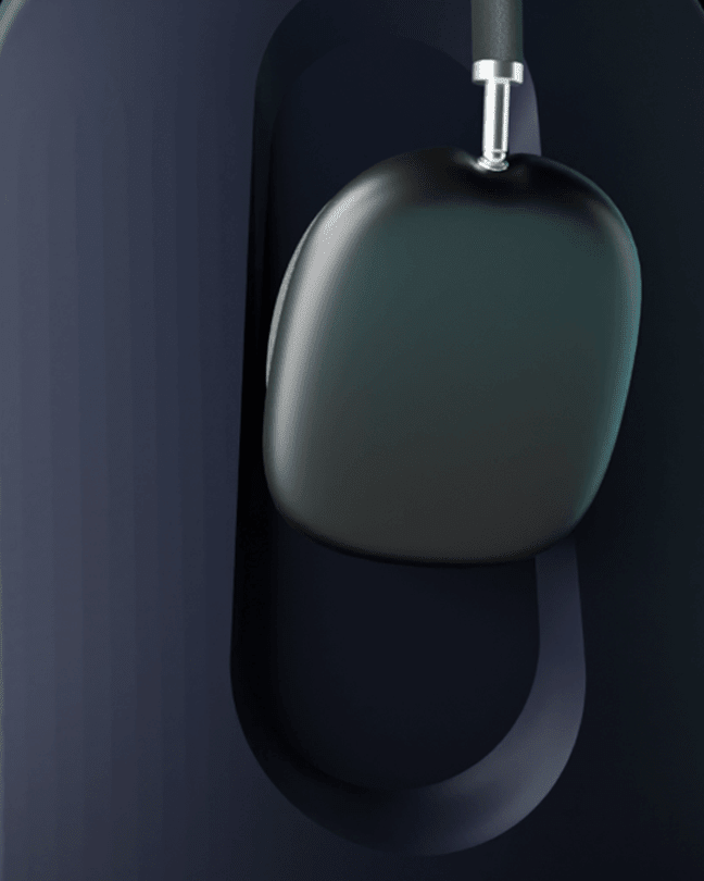 מעמד אוזניות - קימור אלגנטי - פרפקט תלת - מימד