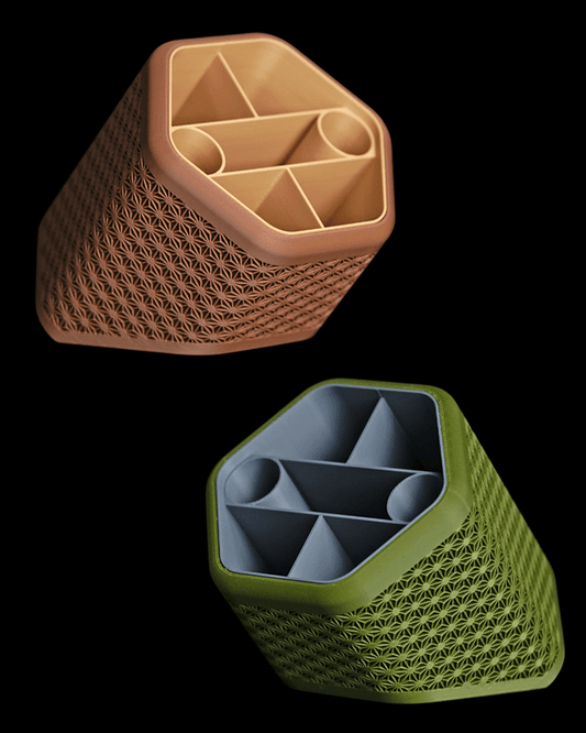 ארגונית - נגיעה יפנית (משושה) - פרפקט תלת - מימד