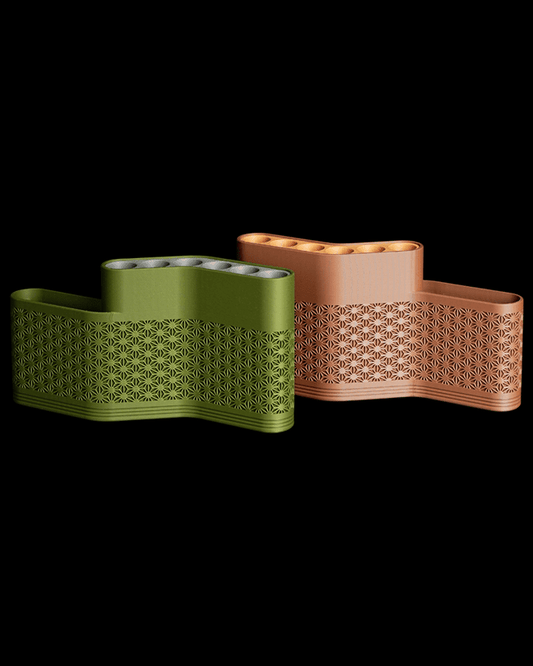 ארגונית - נגיעה יפנית (גל זורם) - פרפקט תלת - מימד