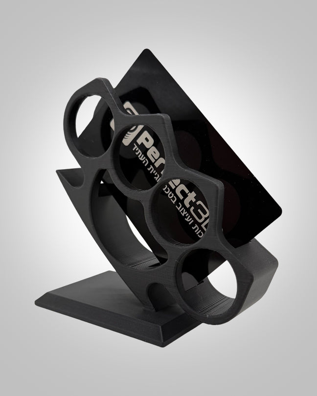 מעמד כרטיסי ביקור - אגרופן - פרפקט תלת - מימד