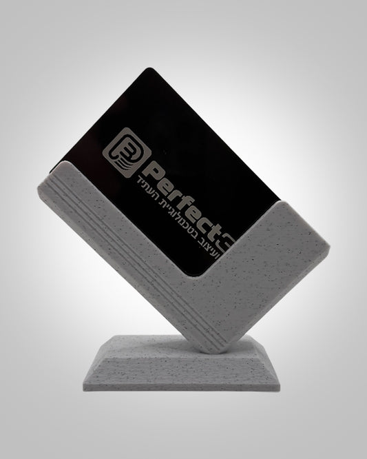 מעמד כרטיסי ביקור - זווית חדה - פרפקט תלת - מימד