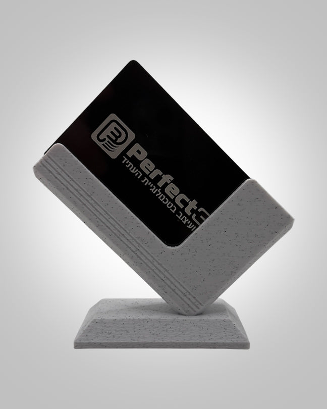 מעמד כרטיסי ביקור - זווית חדה - פרפקט תלת - מימד