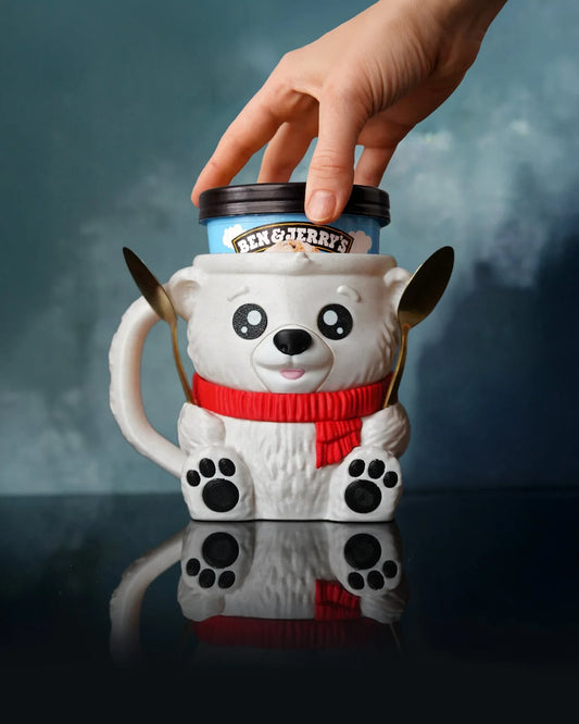 מעמד לגלידות B&J - דובון - פרפקט תלת-מימד