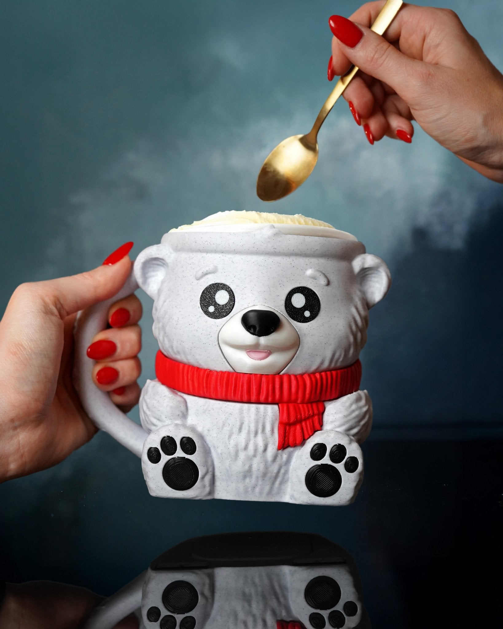 מעמד לגלידות B&J - דובון - פרפקט תלת-מימד