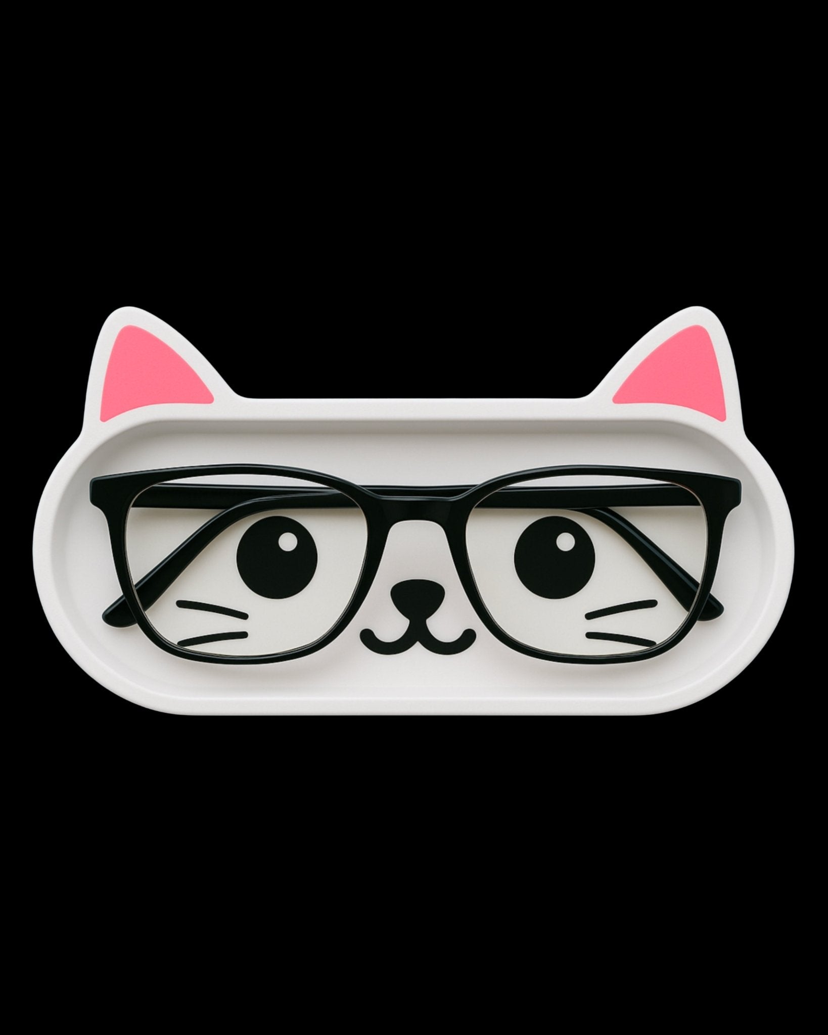 מגש למשקפיים - חתול בסטייל - פרפקט תלת - מימד