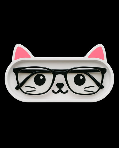 מגש למשקפיים - חתול בסטייל - פרפקט תלת - מימד