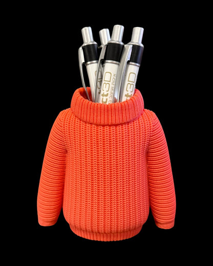 מחזיק עטים - סוודר סרוג - פרפקט תלת - מימד