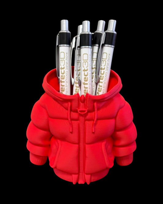 מחזיק עטים - מעיל פוח - פרפקט תלת - מימד