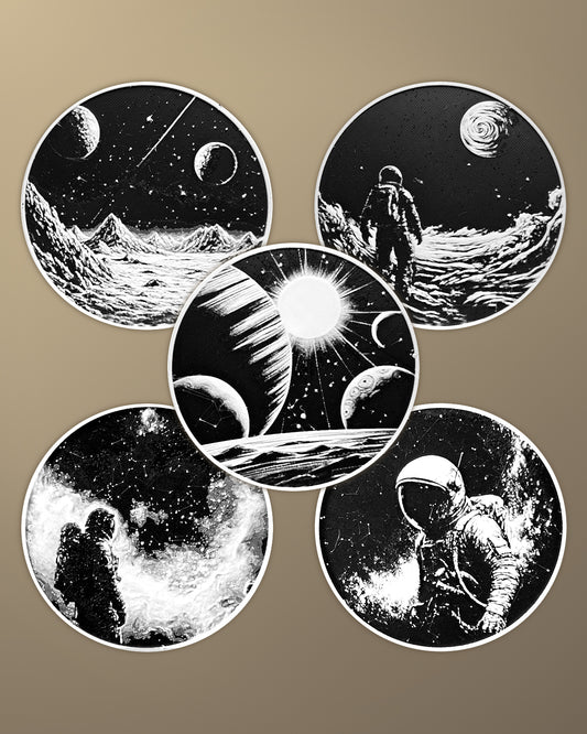 תחתיות לכוסות - חלל - פרפקט תלת - מימד